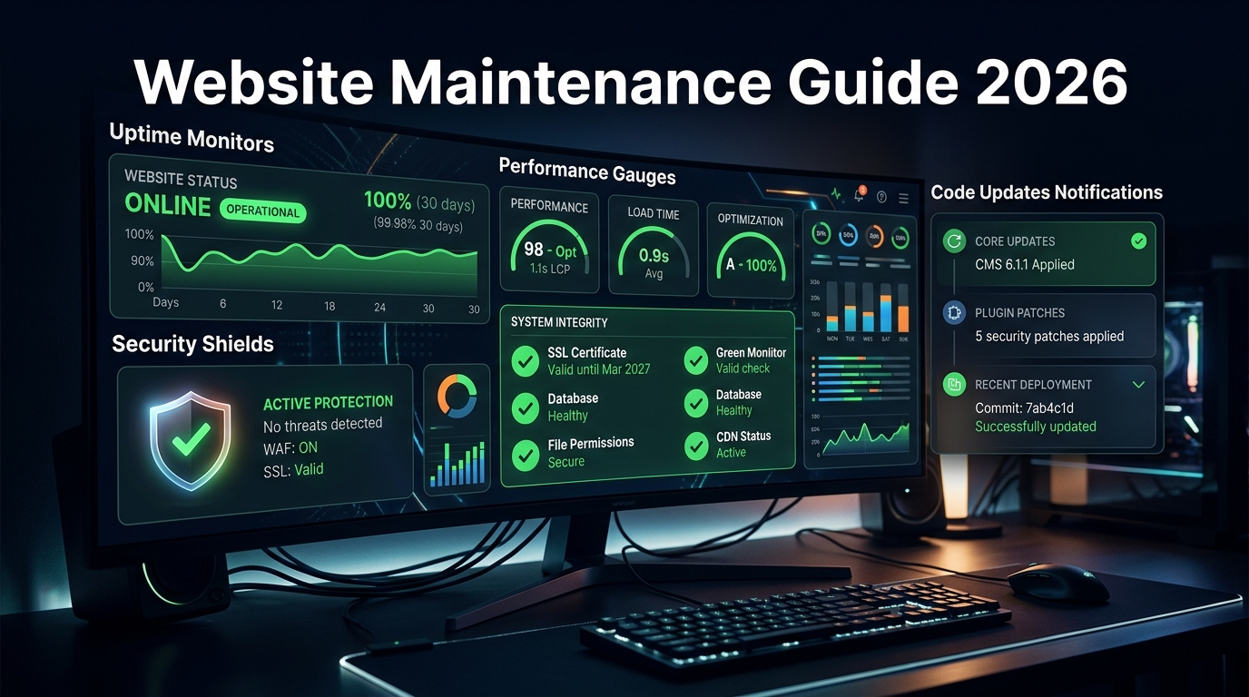 Website Maintenance in 2026: The Complete Guide for Indian Business Owners